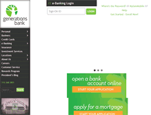 Tablet Screenshot of mygenbank.com